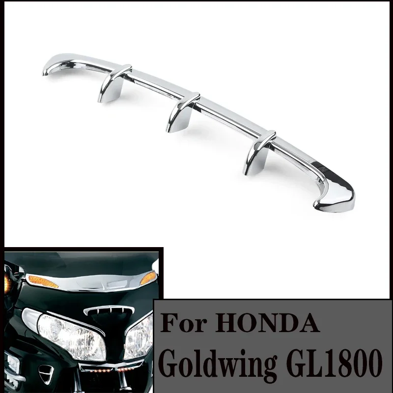 

골드윙 GL1800 Chrome Motrocycle Decoration Accessories Fairing Scoop Air Vent Duct Trim For Honda Goldwing GL 1800 2001-2011