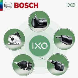 Bosch-Accesorios de destornillador eléctrico IXO, adaptador de cortador de taladro de esquina de ángulo de torsión para IXO 6/7 Series Bosch, juego de herramientas eléctricas DIY