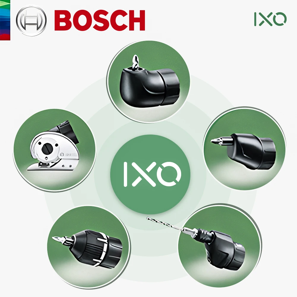Bosch Electric Screwdriver Acessórios Angle Corner Drill Cutter Adapter para Ixo e Series Faça Você Mesmo Power Tool Set