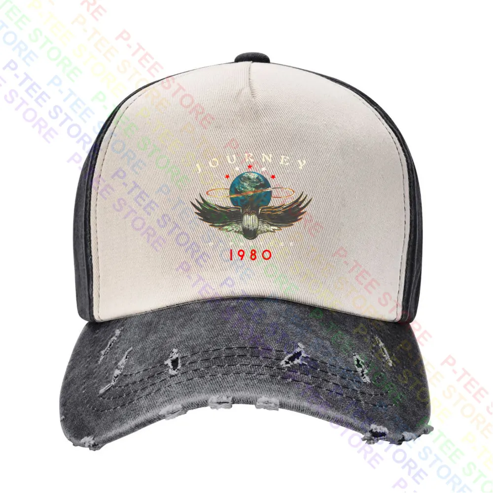 Malha balde chapéu, Journey 1980, recarregar fumaça, música, rock band, boné de beisebol, snapback