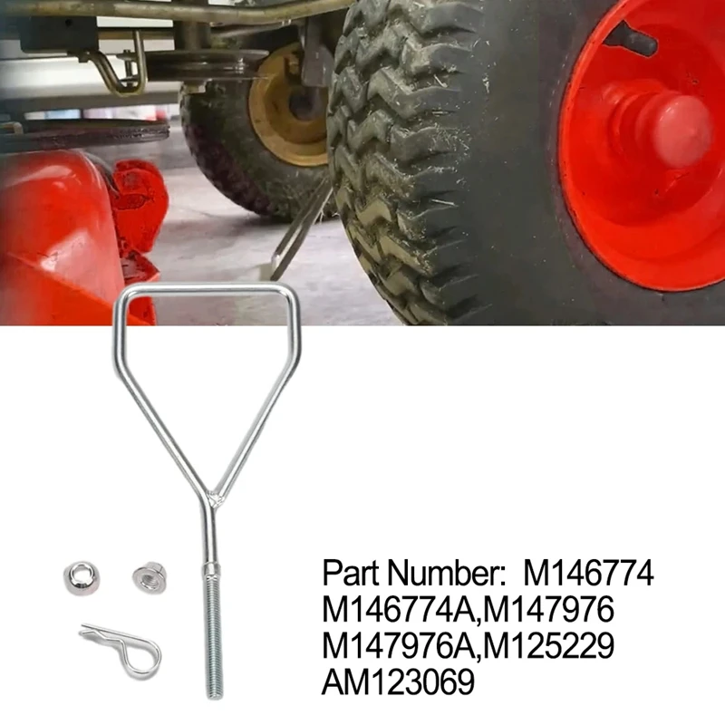 Front Windshield Kit Draft Hanger Arm Hardware Kit Fits For John-Deere Mower And Lawn Tractor Deck Front Acccessories