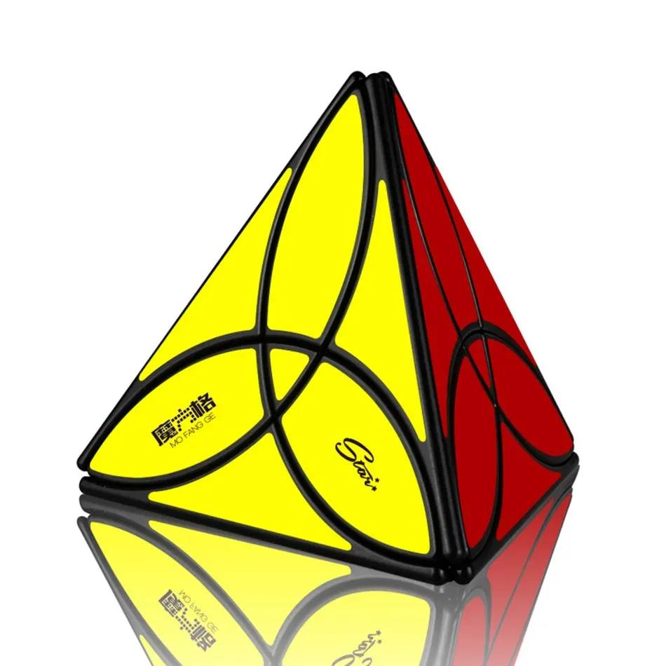 Qiyi 3x3x3 Piramide Cubo magico a forma strana Velocità E Puzzle professionali Abilità pratica Giocattoli educativi per bambini