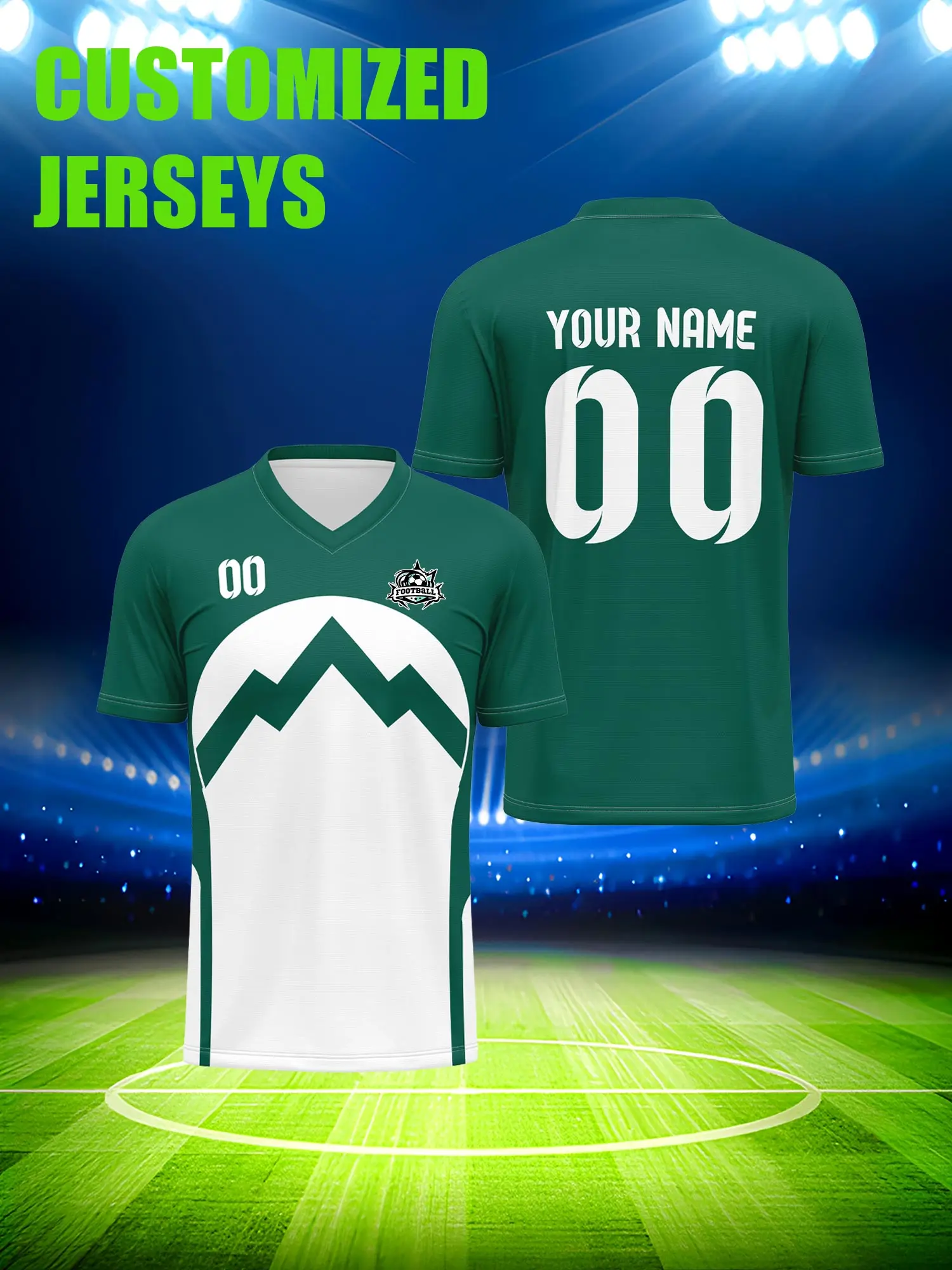 

Футболка для футбола с индивидуальным изображением, номером и именем, ретро-винтажная классическая коллекционная футболка для фанатов.