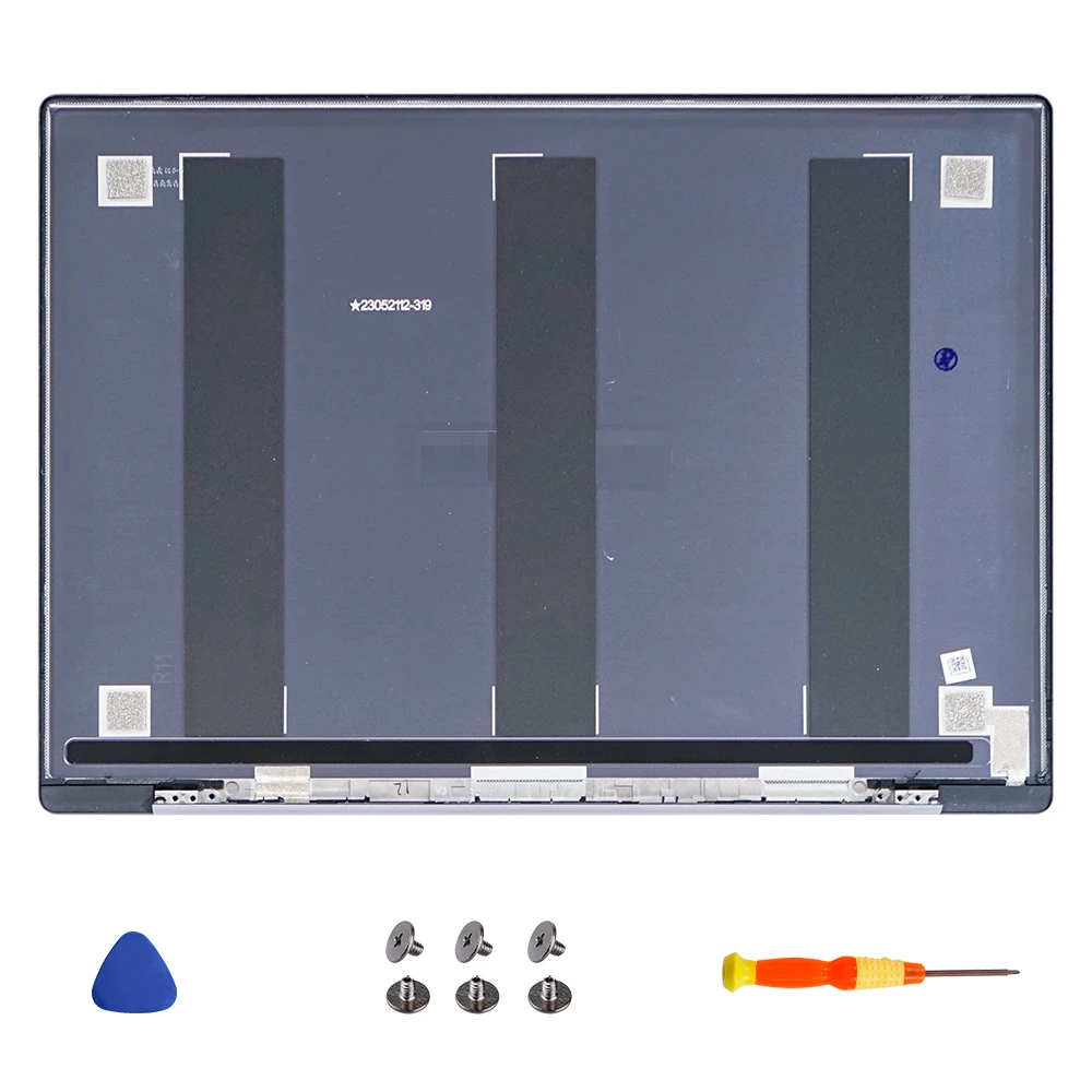 Imagem -06 - Novas Peças de Laptop Case para Huawei Matebook 14 Klvl Klvl-wfe9 Klvl-wfh9 Capa Traseira Apoio para as Mãos Dobradiça Inferior Prata Cinza Substituir