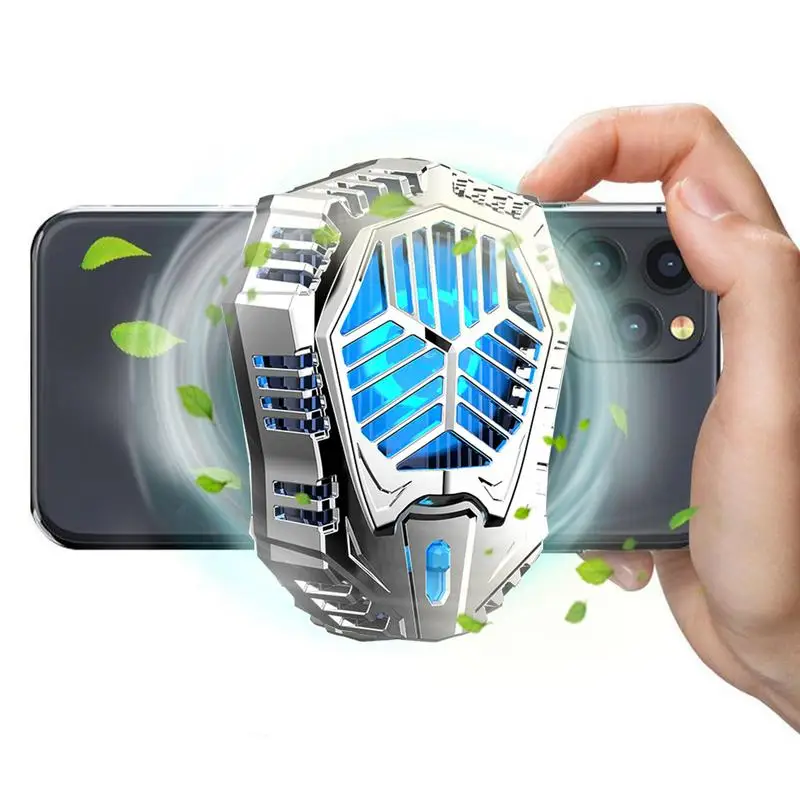 

Phone Cooling Fan Semiconductor Cooling Fan Radiator Smartphone Cell Phone Gamer Coolers Portable Adjustable 2 Gear Mobile Phone