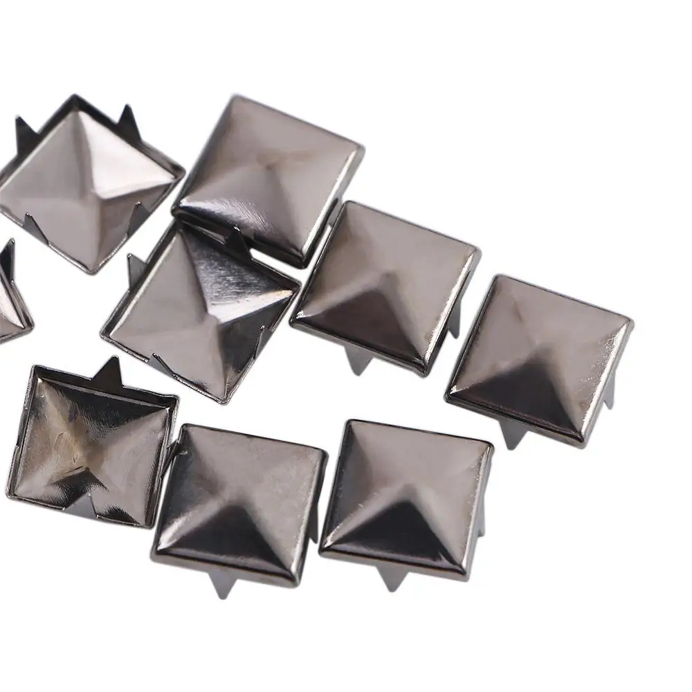 Pyramid Stud Rivet Releasable for Hat,Bag,Clothes Spikes Spots Nailhead Metal Pyramid ...