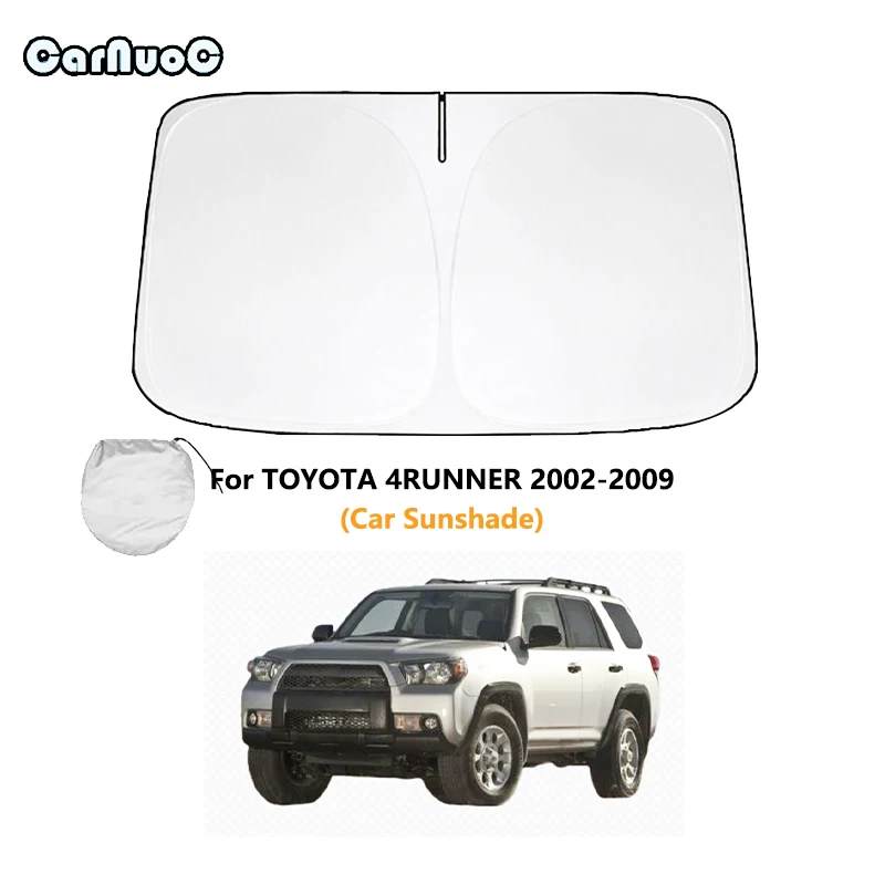 For TOYOTA 4RUNNER 2002-2009 Car Sunshade Sun Shade Front Rear Window Film Windshield Visor Cover UV Protect Reflector