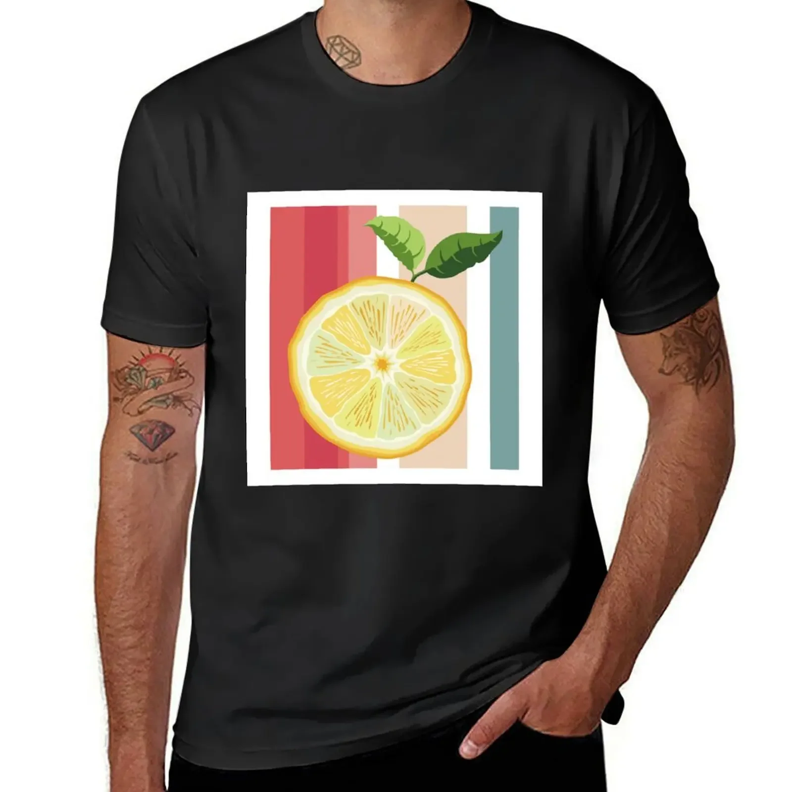 Project A Fruit series-Lemon T-Shirt valentines clothes luxury clothing labubu mens plain t shirts