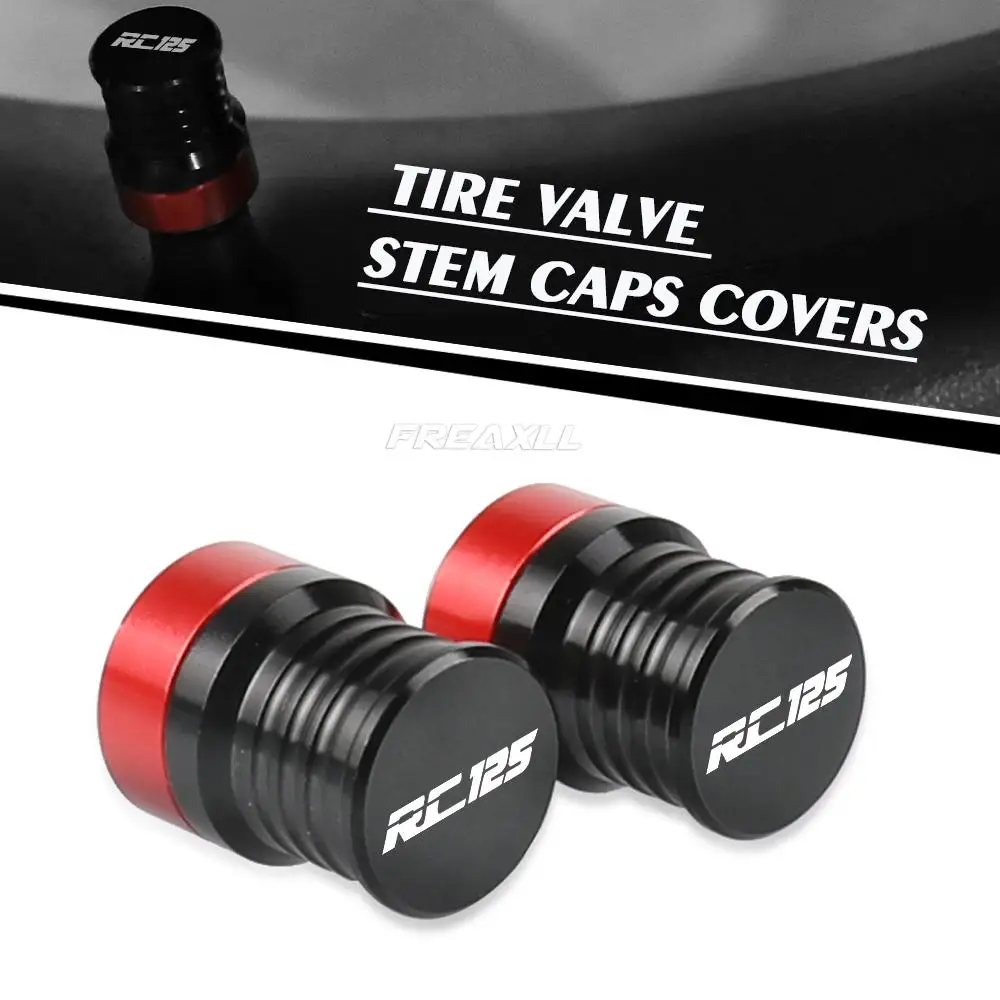

For RC125 2011 2012 2013 2014 2015 2016 2017 RC 125 rc 125 Motorcycle Accessories Vehicle Wheel Tire Valve Stem Caps Covers