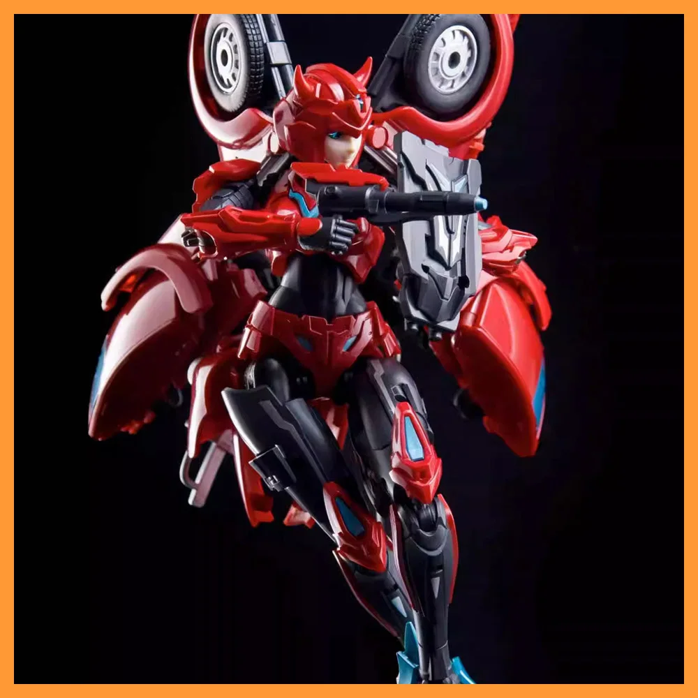 In Stock CS-02 Little Red Bee Model Kit Red Beetle Transforming Toys 18cm Action Figure Model for Collection