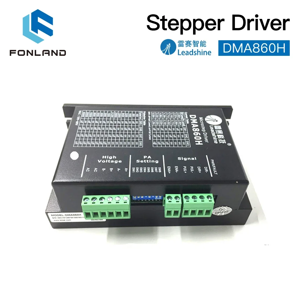 Imagem -04 - Driver Deslizante 1880vac de Leadshine Dma860h Fases para 60 86 110 Controlador do Motor Deslizante Nema23 Nema34 Nema42 do Motor Deslizante