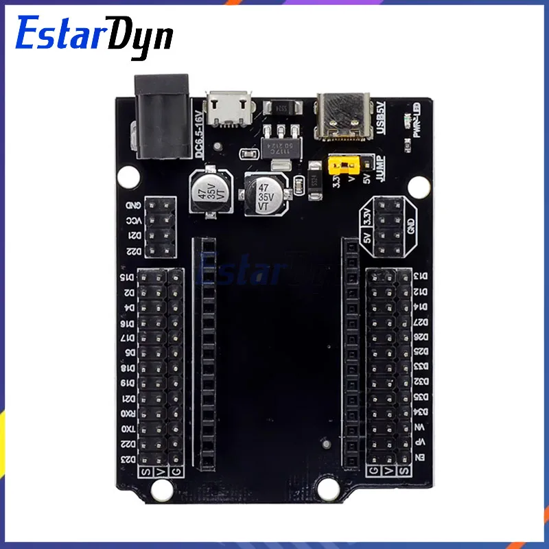ESP32 Development Board TYPE-C USB CH340C WiFi+Bluetooth Ultra-Low Power Consumption Dual Core ESP32-DevKitC-32 ESP-WROOM