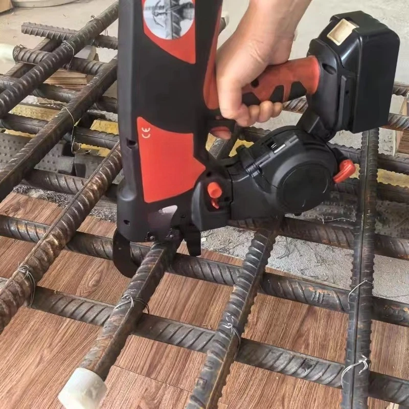 WL-460 Construction Tools Rebar String Wire 0.8/1mm Automatic Battery-Powered Portable Layer Binding Machine
