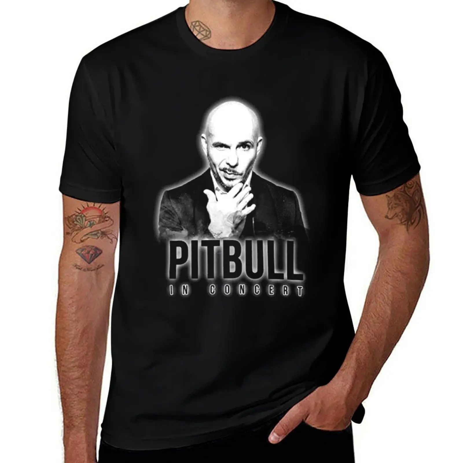 

Copy of Pitbull Mr.Worldwide Vintage T-Shirt printed t shirts for man funny t shirts cotton T-Shirt