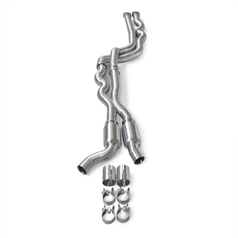 

For BMW M2C M2 S55 F87 3.0T 2018-2021 Stainless Steel Medium Pipe Automotive Exhaust System with Equal Length Medium Pipe