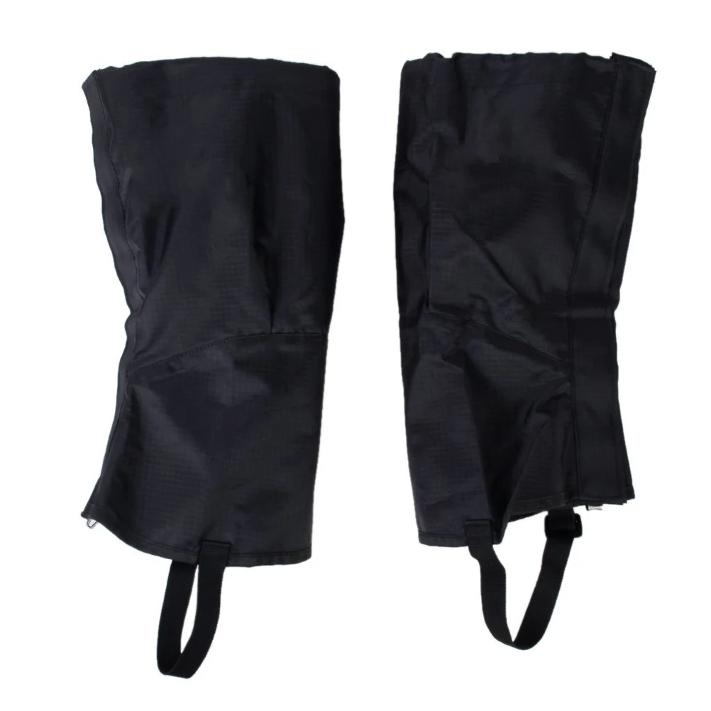 

1 Pair Waterproof Breathable Snow Legging Gaiters Unisex Ultra-Light Outdoor Skiing Hiking Climbing Hunting Black Size L