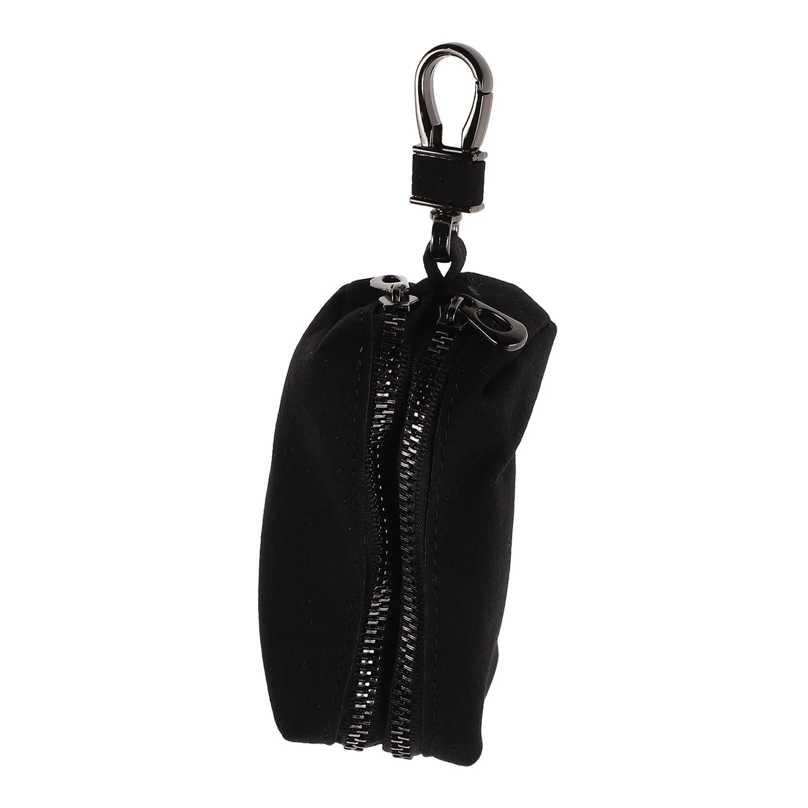 Car Case Capacity Pu Key Fob Pouch Zippered Key Holder For Vehicle Organizer Portable Keychain Wallet Keychain Bag