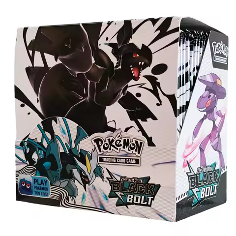 Black Bolt Pokemon Trading Card Game TCG Booster Box Toys 360Pcs English Version