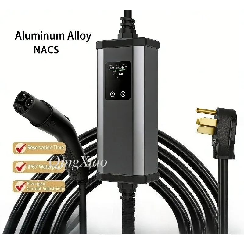 Portable 7Kw 21Kw Ev Charger Type 2 Electric Vehicle Fast Charging Cable For Outdoor Emergency Use For Home And Outdoor