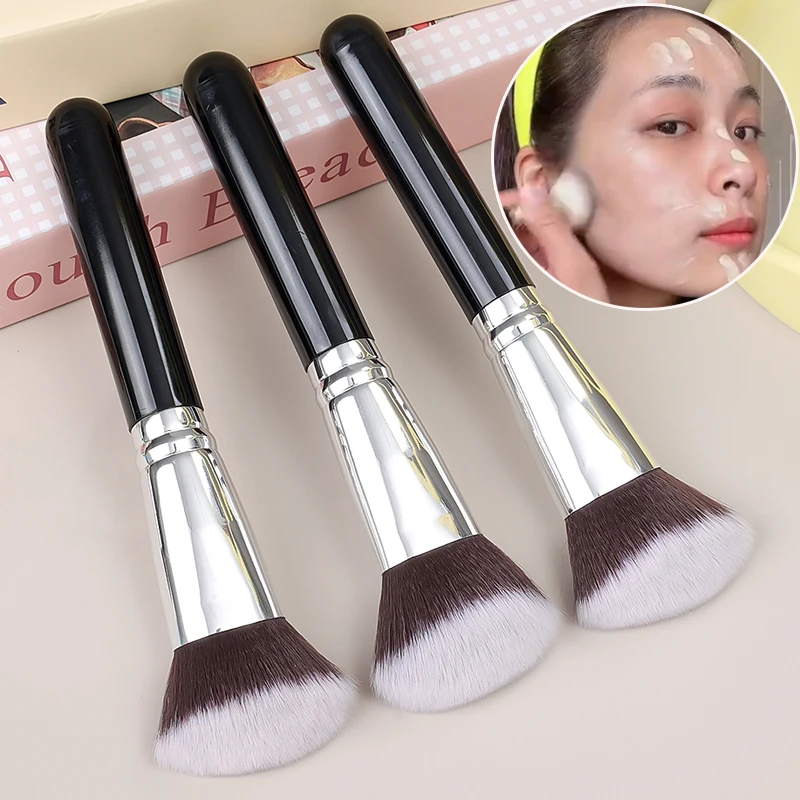 Pennelli per trucco per fondotinta liquido angolato Correttore professionale Fard Ombra Contorno Pennelli per cipria in polvere Strumenti di bellezza cosmetica