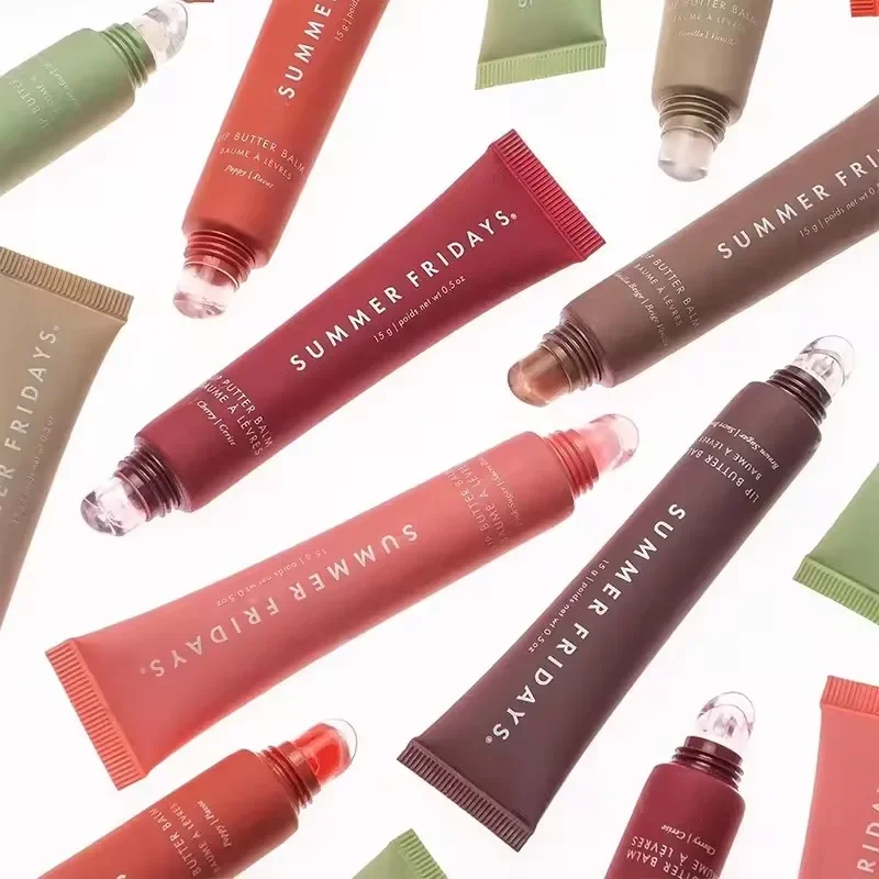 Summer Fridays Balsamo per labbra Specchio idratante Lucidalabbra Lip Vaniglia Zucchero rosa Torta di caffè Odore Rossetto Olio trasparente Trucco