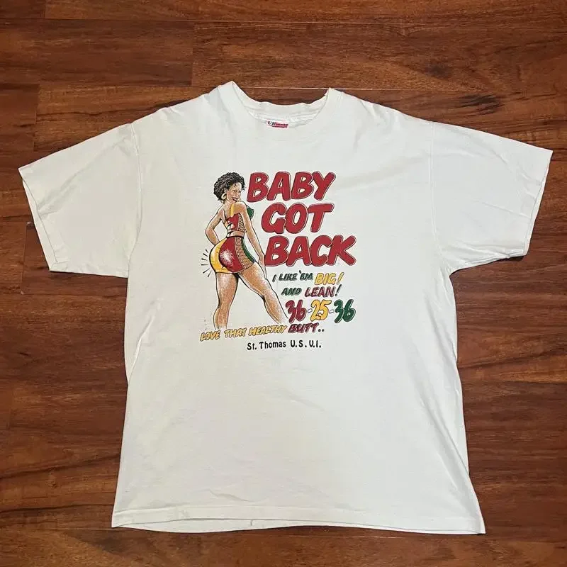 Vintage 1992 Sir Mix A Lot Äúbaby Got Back Äù Rap T Shirt Size Large