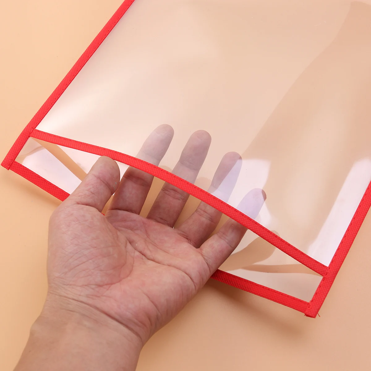 

10 Pack Dry Erase Pockets Transparent Reusable Storage Bags PVC Teaching Supplies for Classroom School Organization Tools