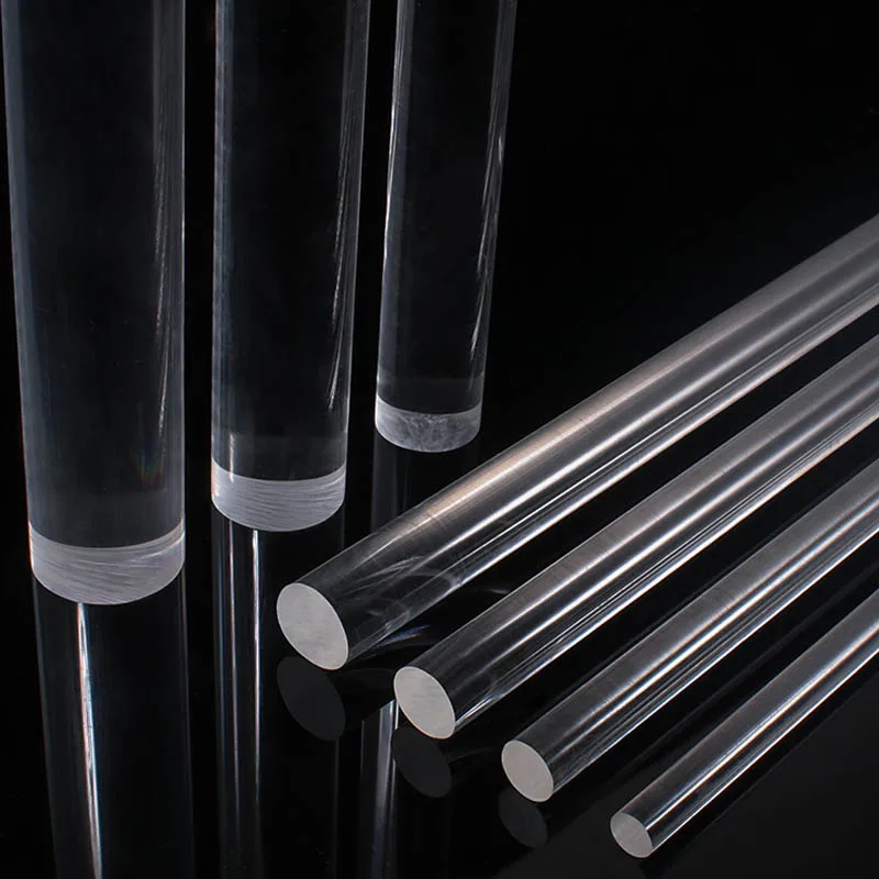 1/2/5/10Pcs Clear Acrylic Solid Rod DIY Craft Architectural Model Material Acrylic Transparent Rod Length 100-300mm