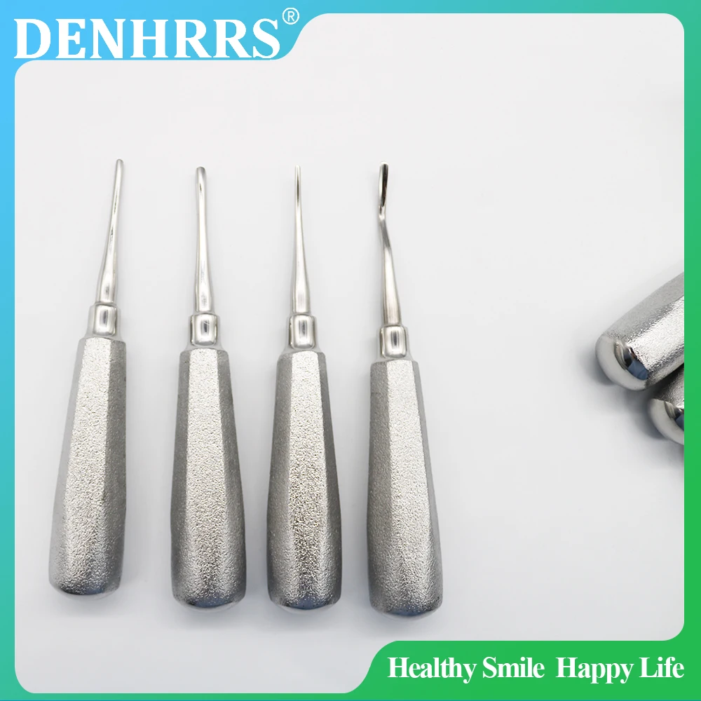 

8Pcs/Set Dental Tongue Scraper Quite Minimally Invasive Tooth Extraction Tools Tooth Elevator Root Elevator