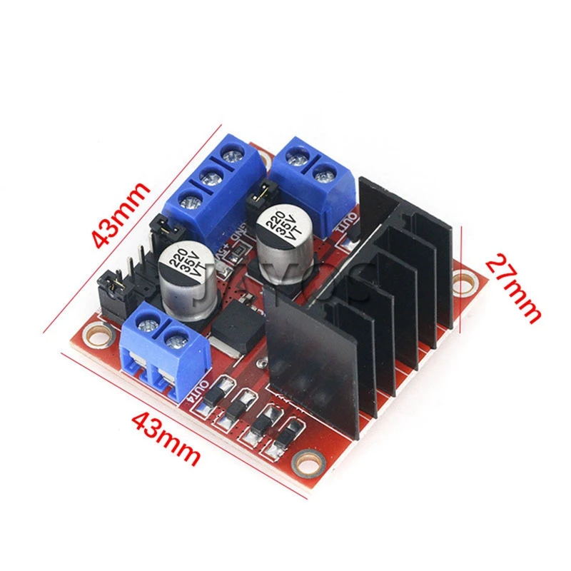 DT21 L298N Motor Driver Controller Board 10Pcs Dual H-Bridge Stepper Motor Drive for Arduino Robot Solar Tracker DIY