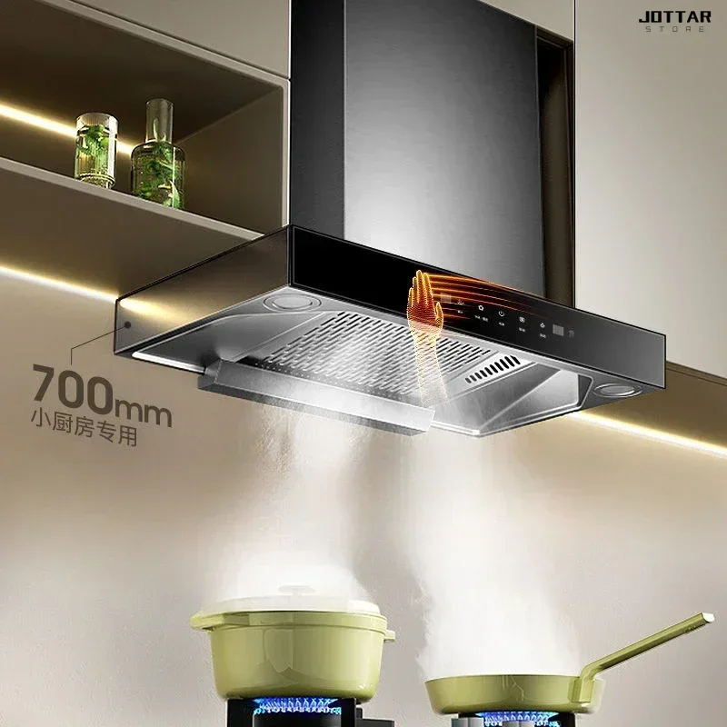 New extractor hood. For kitchen and household use. European style. Small household. Top suction. Large suction power.