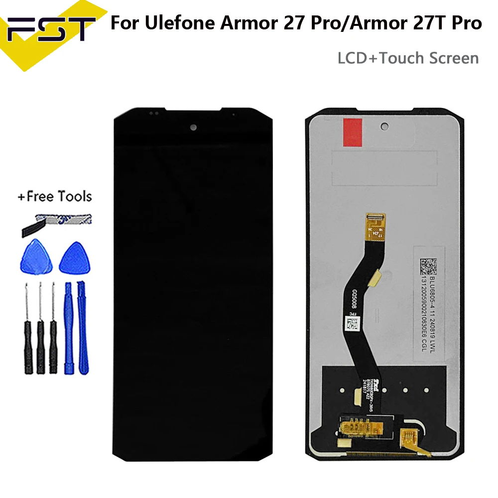 For Ulefone Armor 27 27T Pro LCD Display with Touch Screen Panel Digitier Assembly Armor 27 Repair Parts