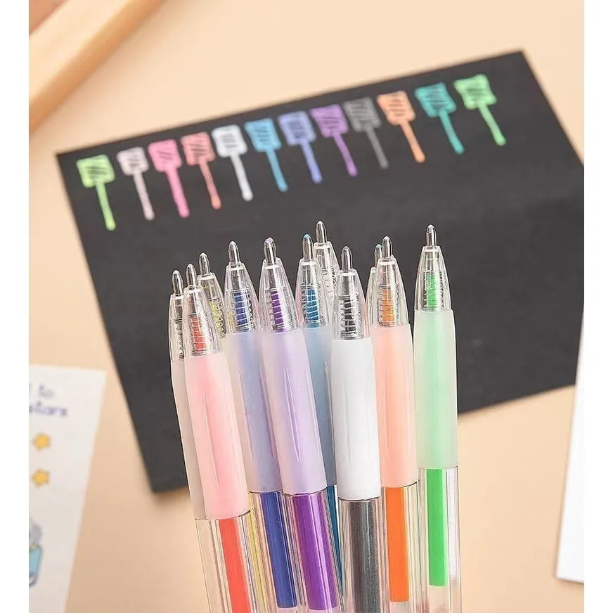 

3D Hand Account Pen Jelly Painting Pen Intelligent Control Ink Color Pens Art Supplies Stationery Student Brush Set Drawing Pen