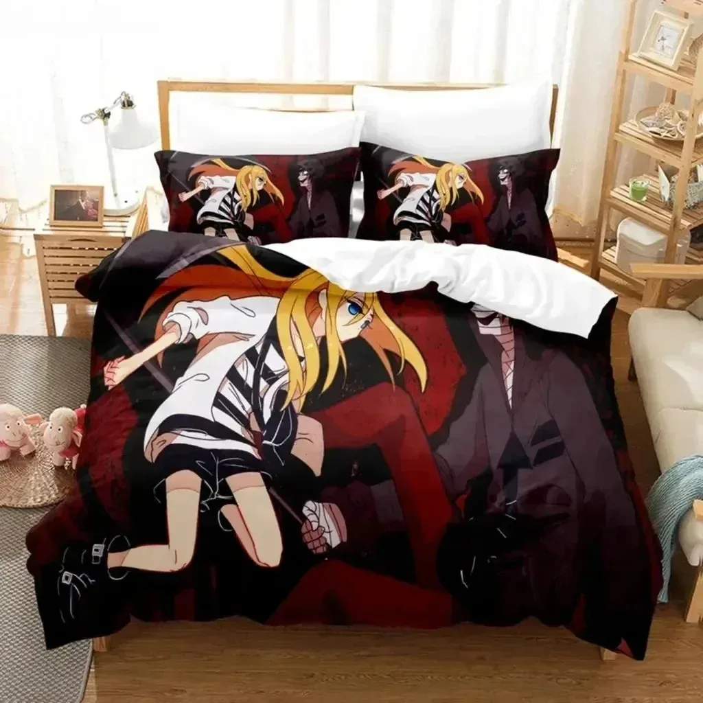 

3D Print Anime Angels Of Death Bedding Set Bedroom Soft Modern Bedspreads Comefortable Duvet Cover Quilt Cover And Pillowcase