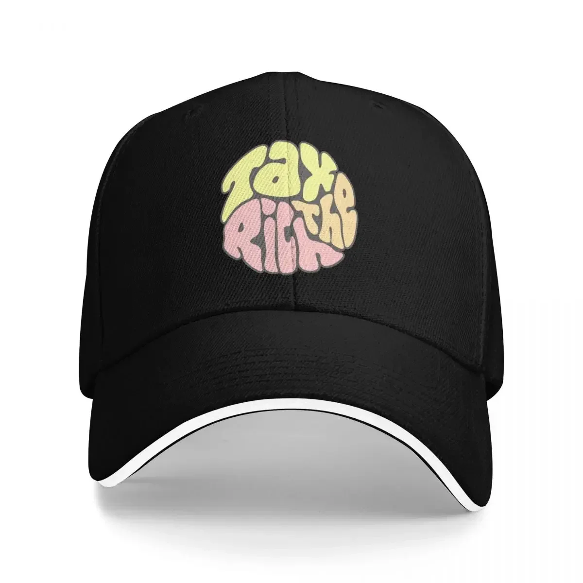 2026 New Tax The Rich Groovy Word Art Baseball Cap Fashion Beach Military Tactical  Women Hats Men's