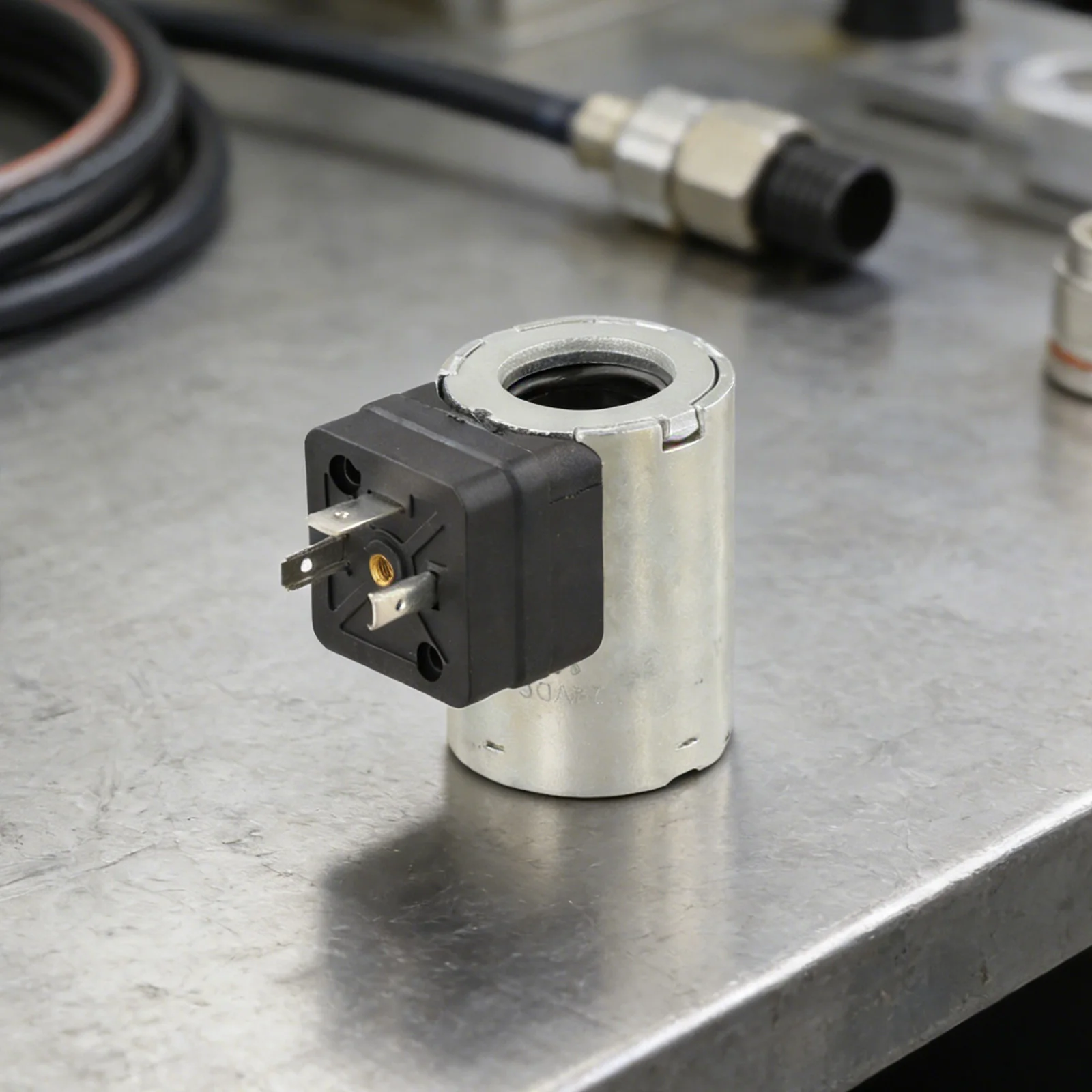12V 24V Power Options 12V 24V Coil Height 40mm DC Solenoid Coil Easy Installation Design Long Service Life Guarantee