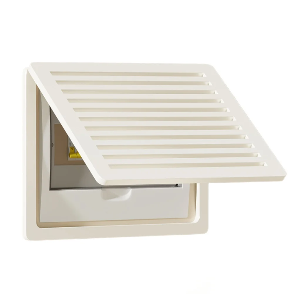 Picture 4: Electric Meter Box Plastic Enclosure For Electrical Project, Hinged White Cover Junction Box Weak Current Box 35x25cm