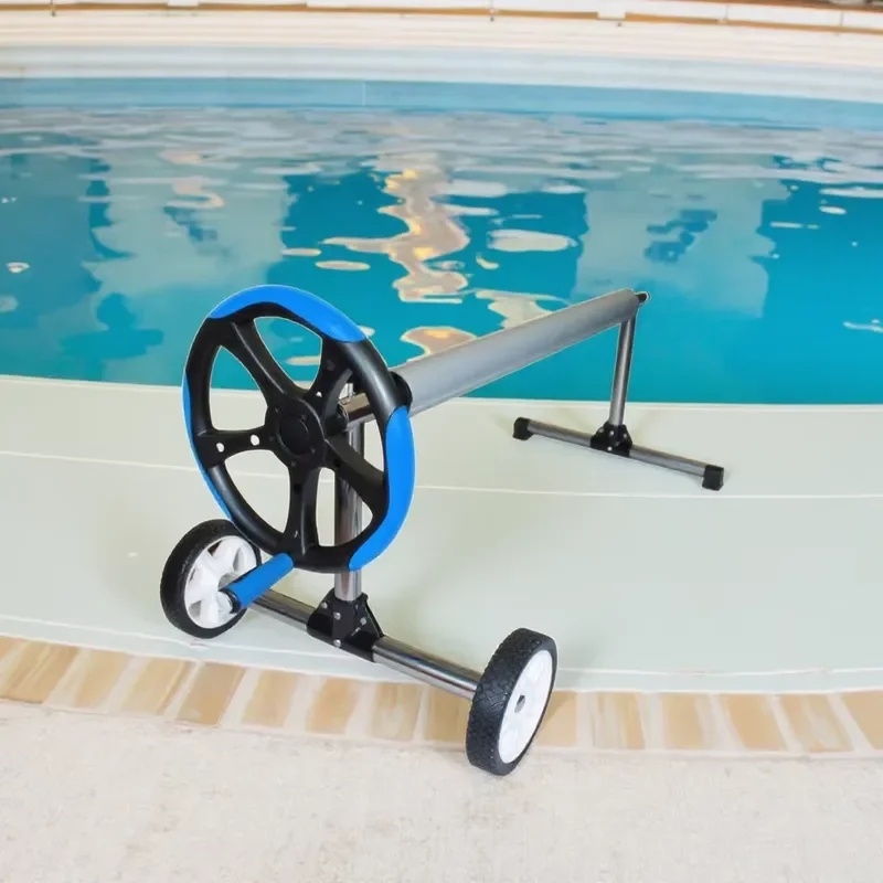 Deluxe In-ground Swimming Pool Cover Reel W/ S.S. Frame