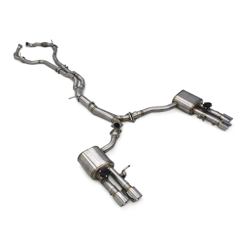 

Yooking Valvetronic Exhaust System For Audi S4/S5 B9 3.0T 2019-2023 Escape Sportback Stainless Steel Pipe Muffler