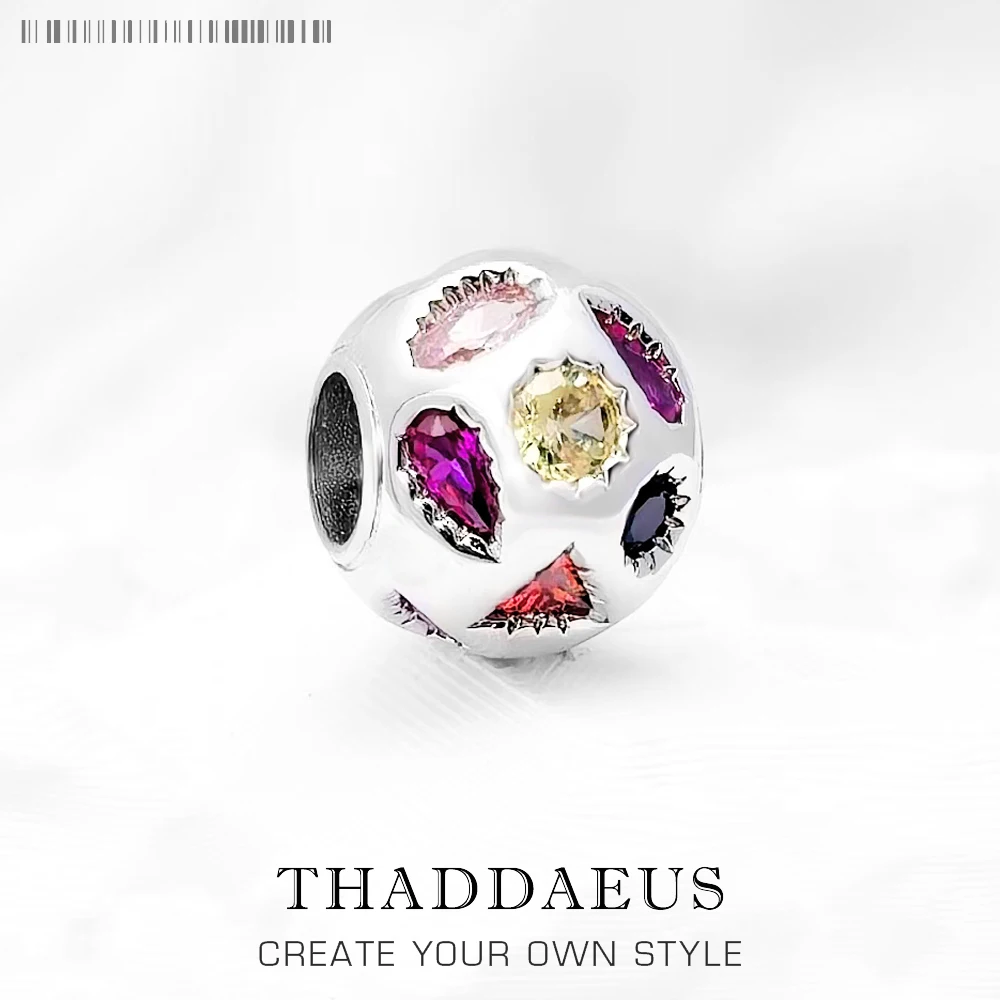 

Beads Colourful Stones Winter Brand New 925 Sterling Silver Europe Jewelry Bohemia Gift For Women