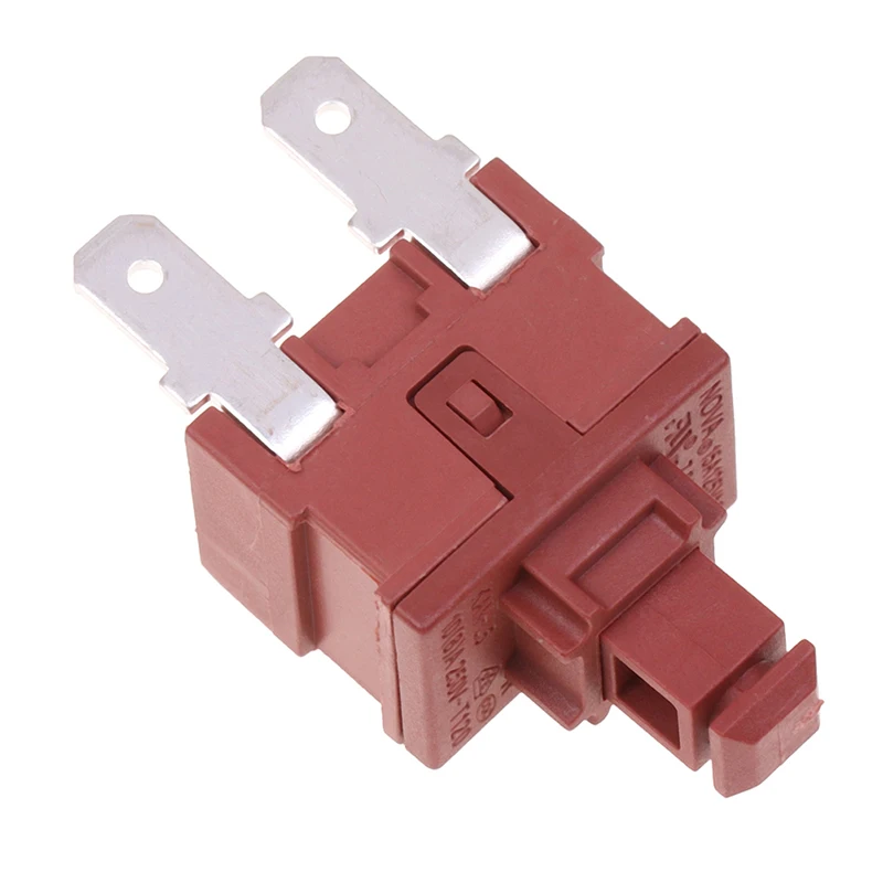 1Pc KAN-L5 interruttore a chiave autobloccante a 2pin interruttore per aspirapolvere scaldabagno 7.5A 250V pulsante ca interruttore di alimentazione pulsante di blocco chiave