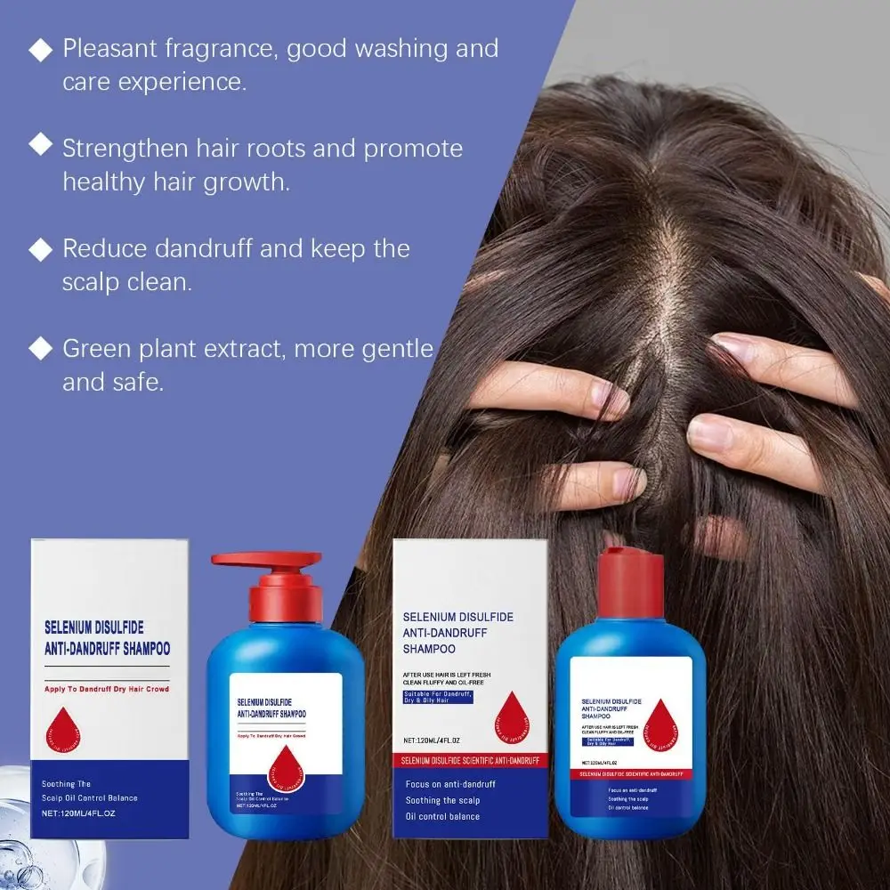 New 120ml Nipori Shampoo Oil Control Anti-Dandruff Selenium Sulfide Shampoo Refreshing Cleansing Shampoo Hair Care view 6
