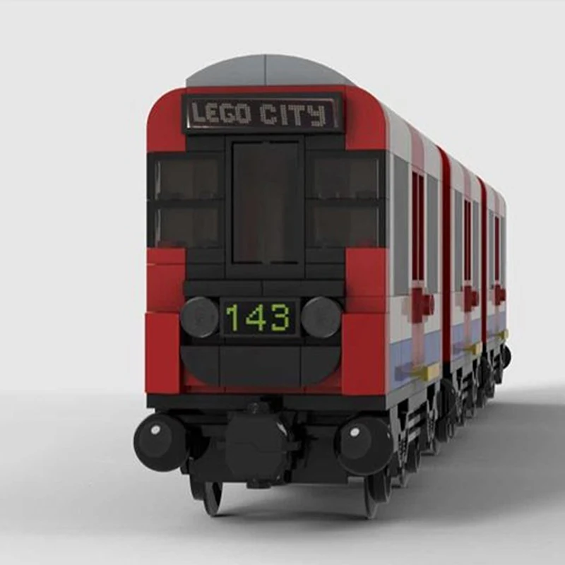 Ultimate Collection Series Building Blocks London Underground Train Model DIY Assembly Technology Toy Bricks Boy's Birthday Gift