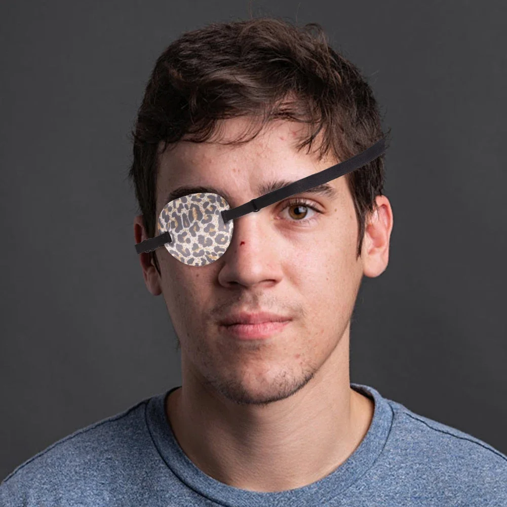 Benda per occhio singolo Ambliopia regolabile Benda per occhi pigri Benda per occhi medica morbida e traspirante per occhi sinistro/destro