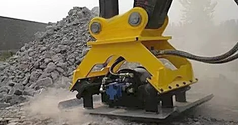 أدوات حفارة جديدة تمامًا، ضاغط لوحة الخرسانة، ضاغط فيبرو هيدروليكي لضغط التربة #4