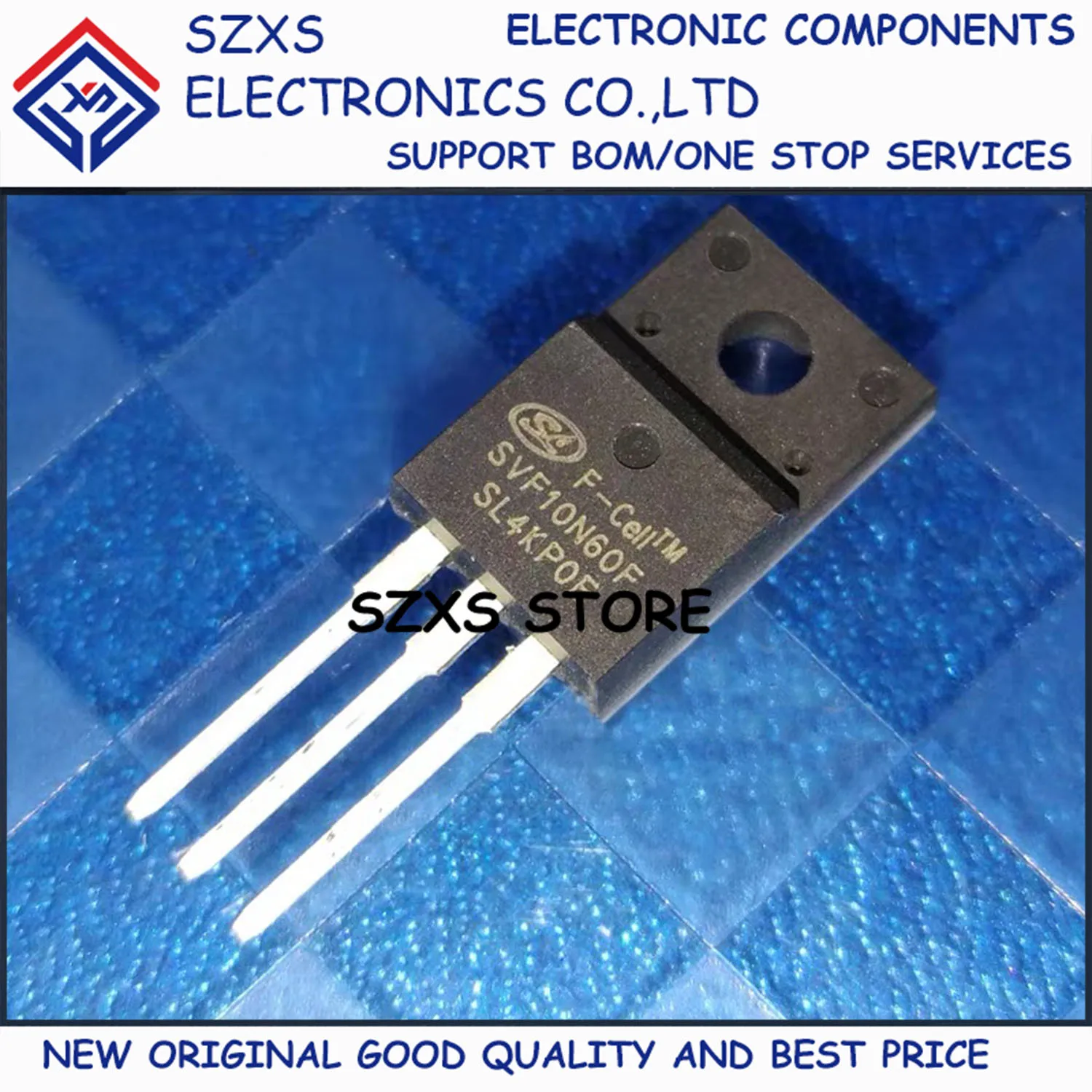 

New Original 10Pcs SVF10N60F TO-220F 600V 10A MOSFET Field Effect Transistor In Stock Electronic Components Good Quality