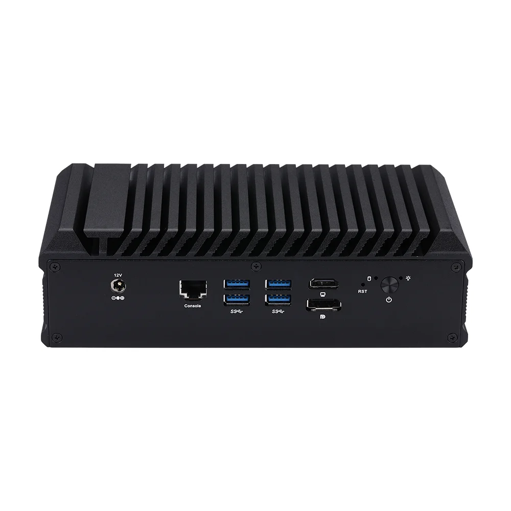 8x Intel 2.5G Fanless Mini Pc 8e Gen Celeron 4305u Pentium 5405u Core I5 8260u Ddr4 Dual Display Firewall Router Computer