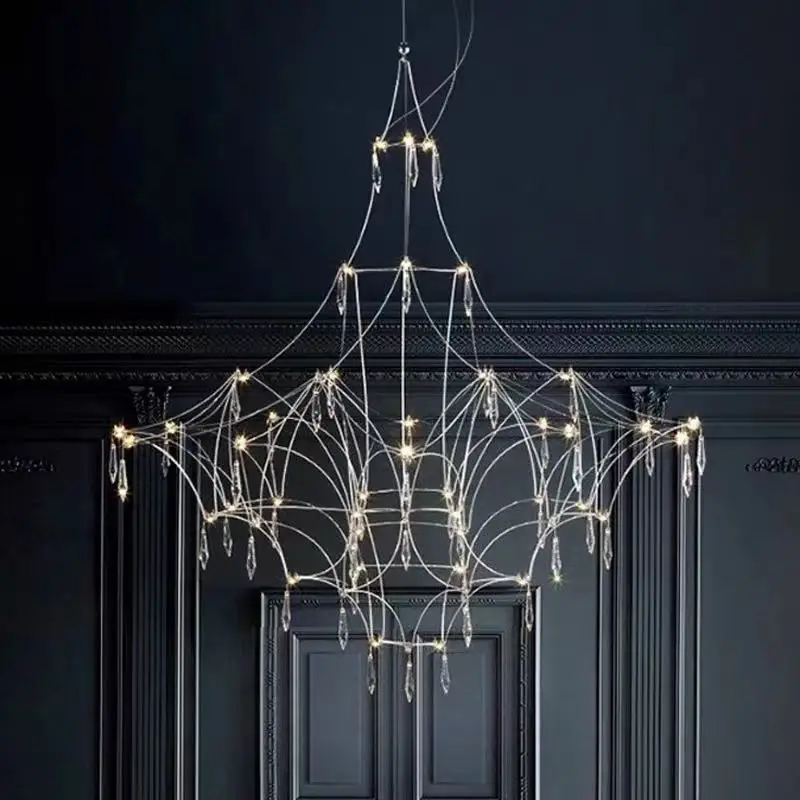 Italienische minimalistische Designer-LED-Deckenpendelleuchte, Sternenhimmel, moderne Kronleuchter, Heimdekoration, Wohnzimmer, Esszimmer