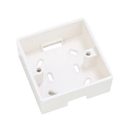 Rj45 Jack Face Plate Back Box, Rj11, Rj12, Prise murale, Installation externe, Boîte de jonction, Ignifuge Lancer
