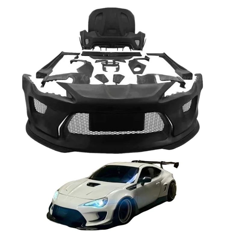 High Quality ROBOT Style FRP Aero Body Kit Front Rear Bumper Tuning Parts Exterior Upgrade Modification Accessories Fit for GT86